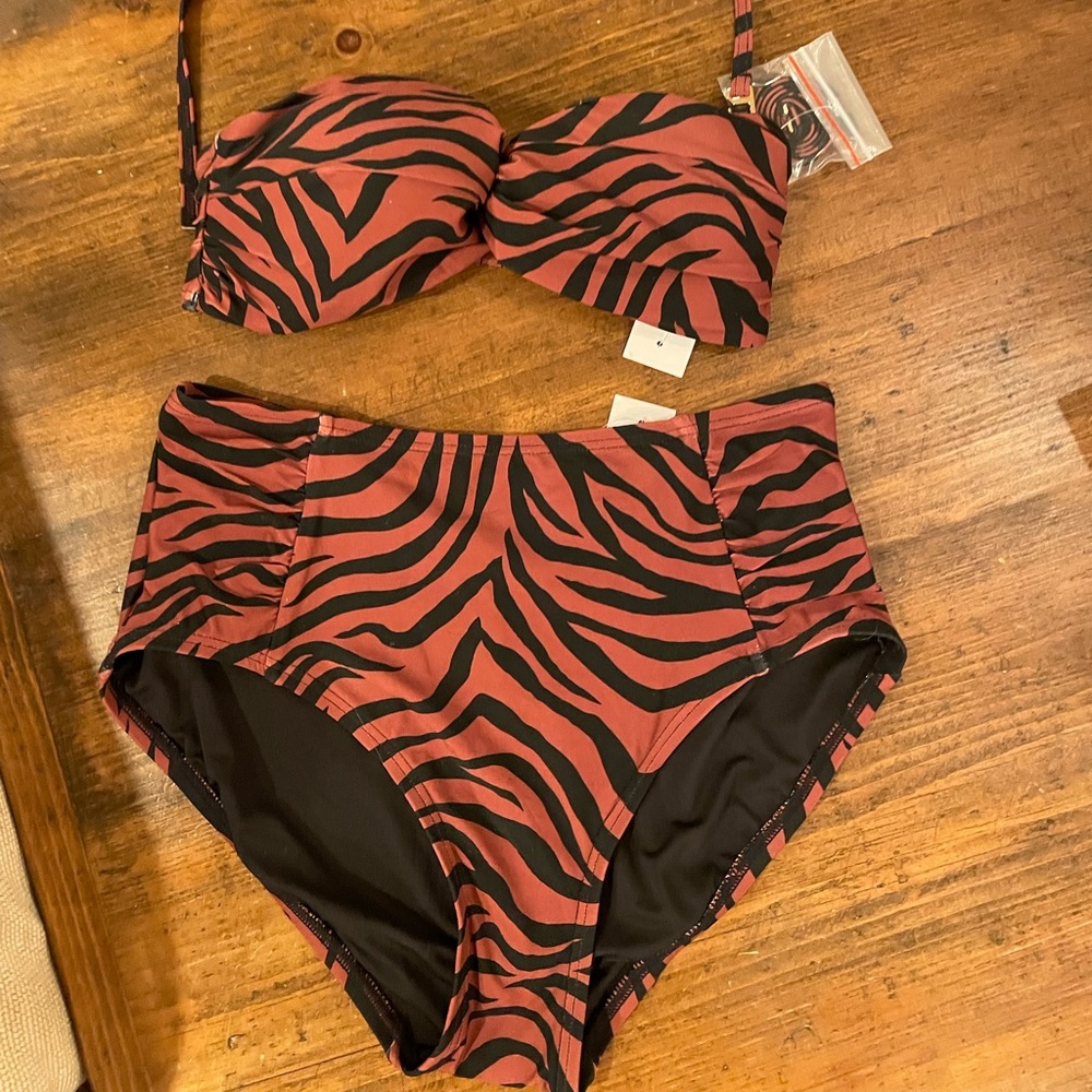 Two piece bathing suit